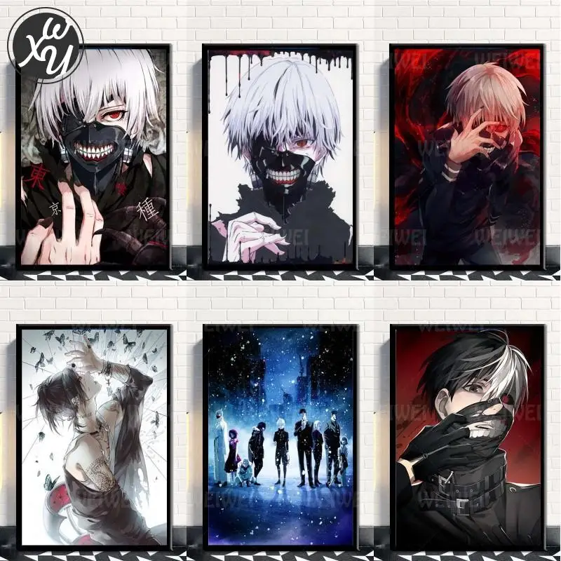 Tokyo Ghoul Diamond Painting for Adults 5D Japanese Anime Cross Stitch Kits Kaneki Ken Embroidery Fantasy Home Decor | Дом и сад