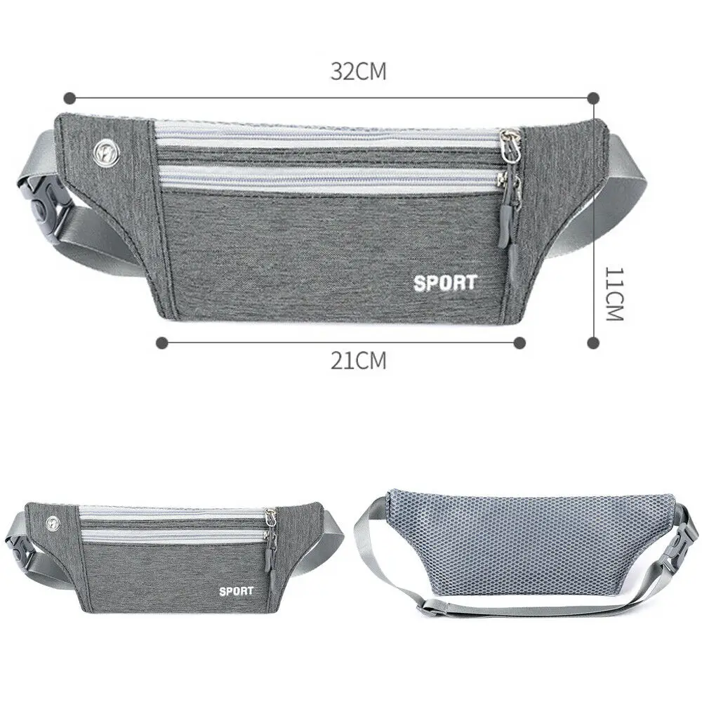 

Fashion Unisex Fanny Pack Waist Belt Bag High Quality Nylon Purse Hip Pouch Travel Utility Bag Waterproof
