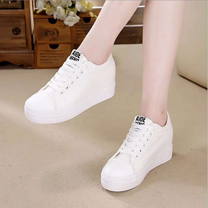 Новая женская повседневная обувь Сезон осень весна 2020 года Женская парусиновая