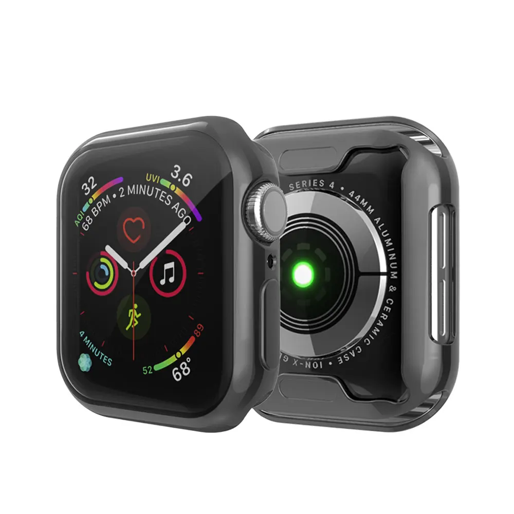Мягкий чехол из ТПУ для Apple Watch 42 мм 38 защитная пленка с гальваническим покрытием