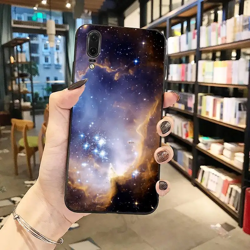 

Star Space Glitter pattern high quality Phone Case shell For Huawei honor Mate P 10 20 30 40 Pro 10i 9 10 20 8 x Lite