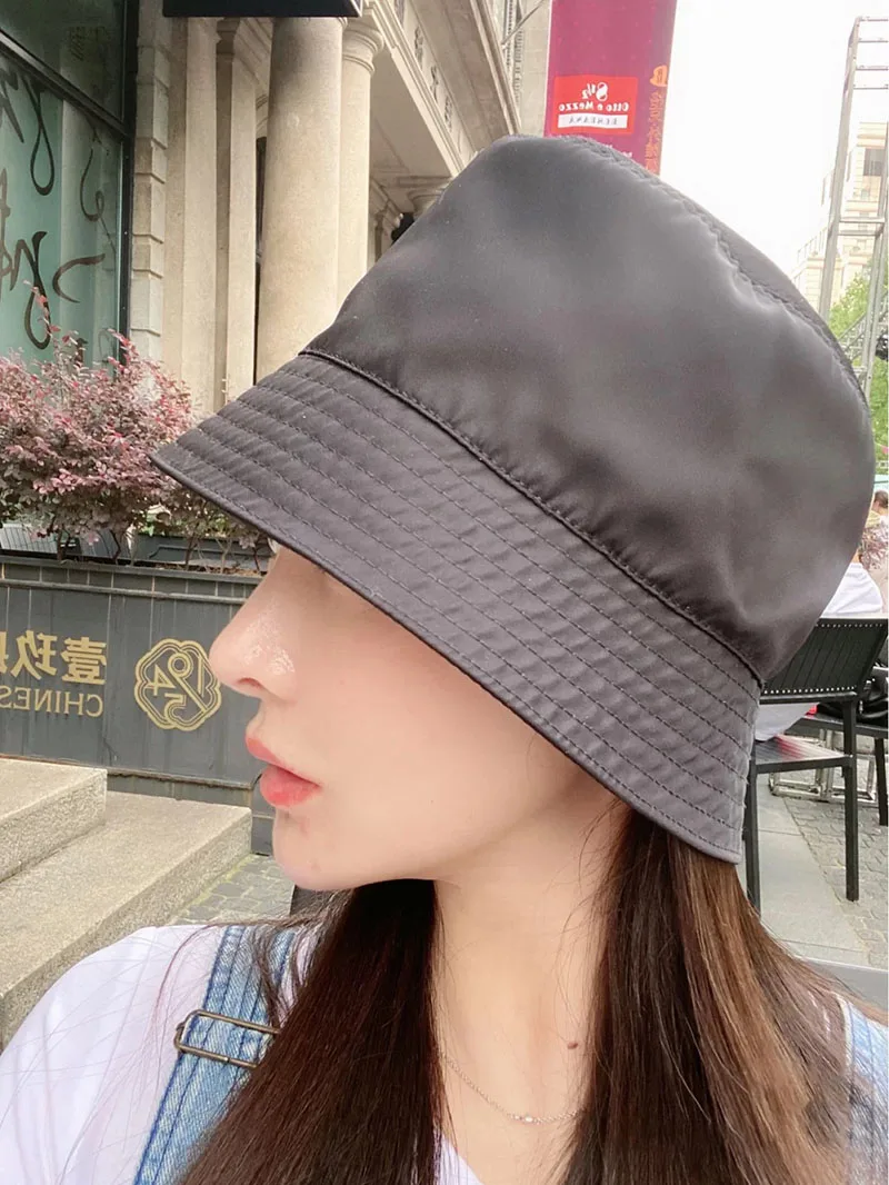 

Fashion Branded Sunscreen Panama Hat For Women Designer Bucket Hat Outdoor Double Sided Fisherman Hat Windproof Beach Cap Hat-24