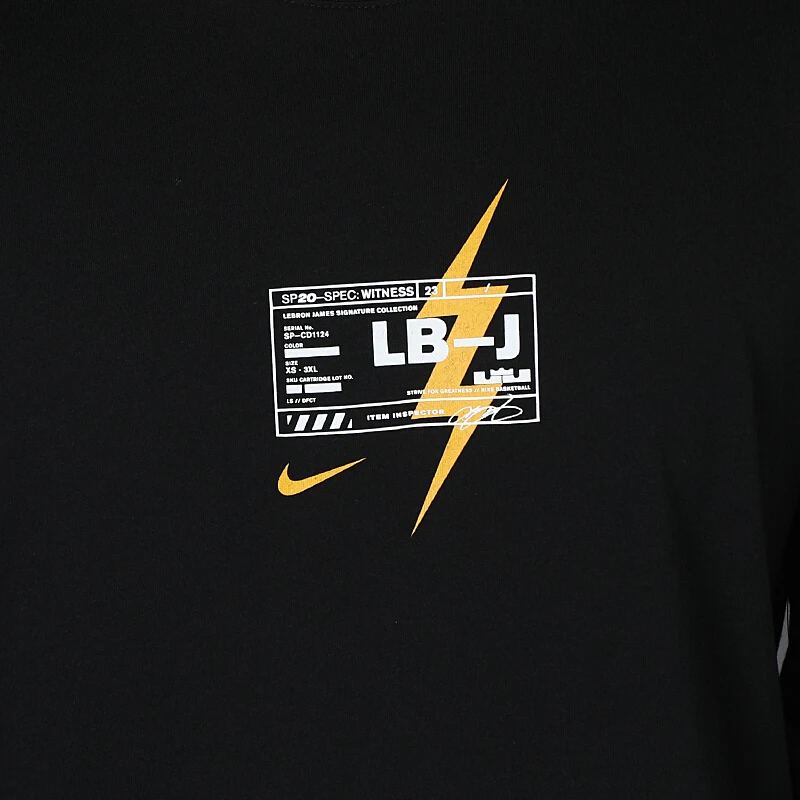 Мужская футболка NIKE LBJ M NK DRY оригинальная Спортивная с длинным рукавом новое