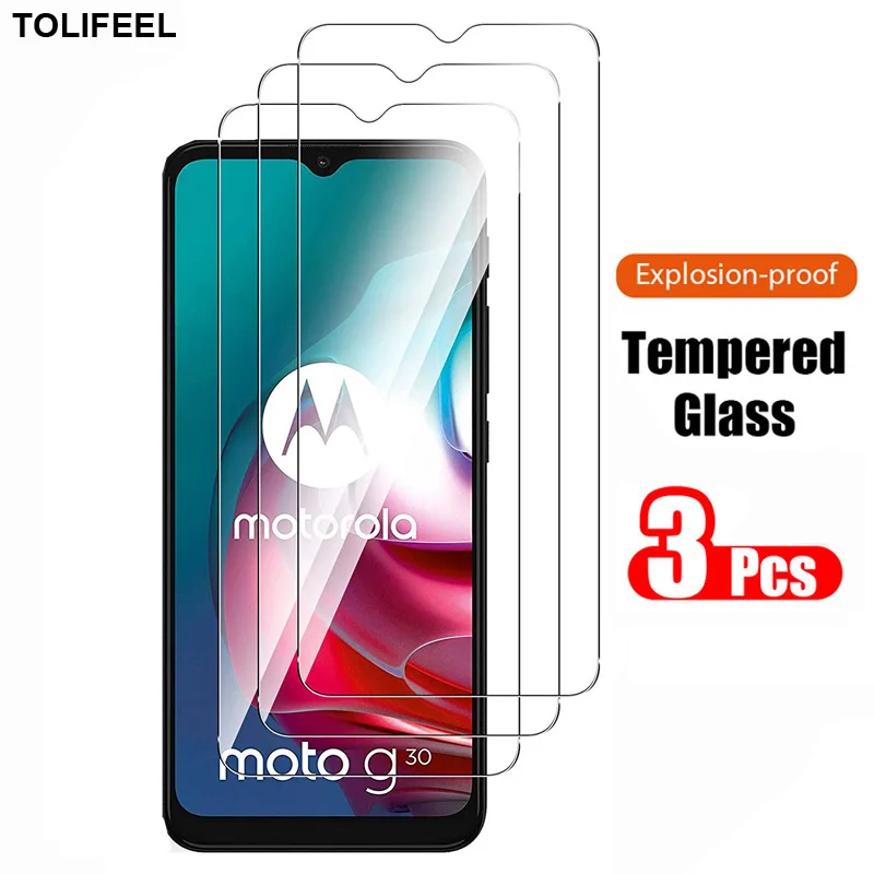

3Pcs Tempered Glass For Motorola Moto G9 Play G 9 Plus Power Screen Protector 9H Film Protective Glass For Moto G10 G20 G30 G50