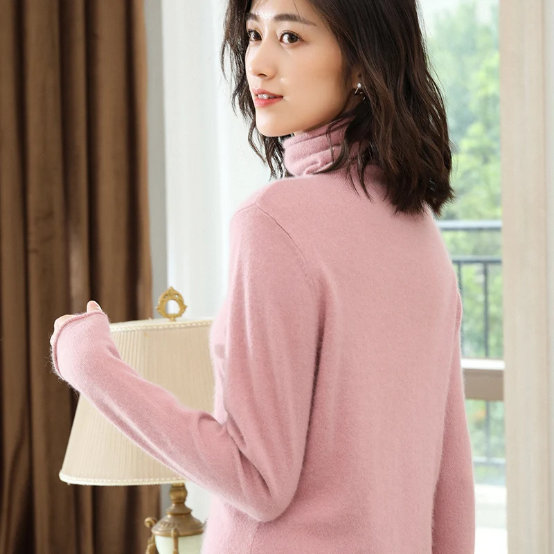 New 100% Cashmere Sweater Ladies Jumpers Free Neck 5Colors Soft Pullovers for Woman Clothes Shipping | Женская одежда
