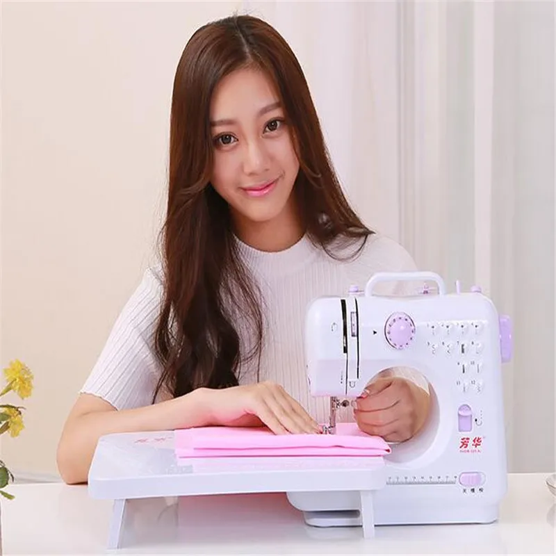 505a household sewing machine 12 thread electric multifunctional mini sewing machine