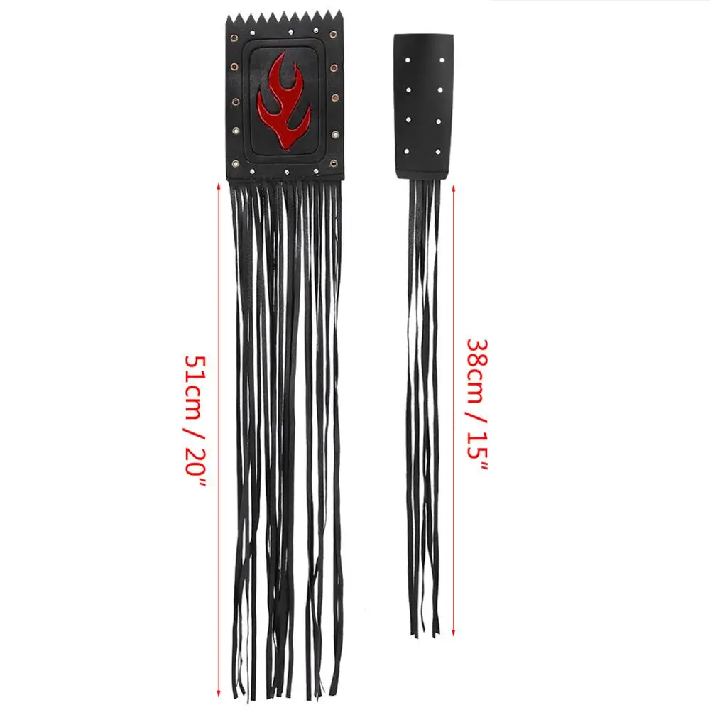 

1set Universal Motorcycle Synthetic Leather Handlebar Tassel Fringe Grip Cover Lever Tassel Fringes Cover Decoration