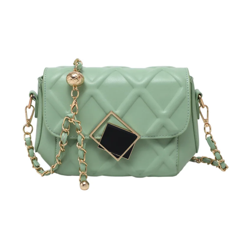 

Women's Brand Flap Bags Small PU Leather Crossbody Shoulder Bags 2021 Fashion Luxury Designer Handbags Female Travel Chain Totes