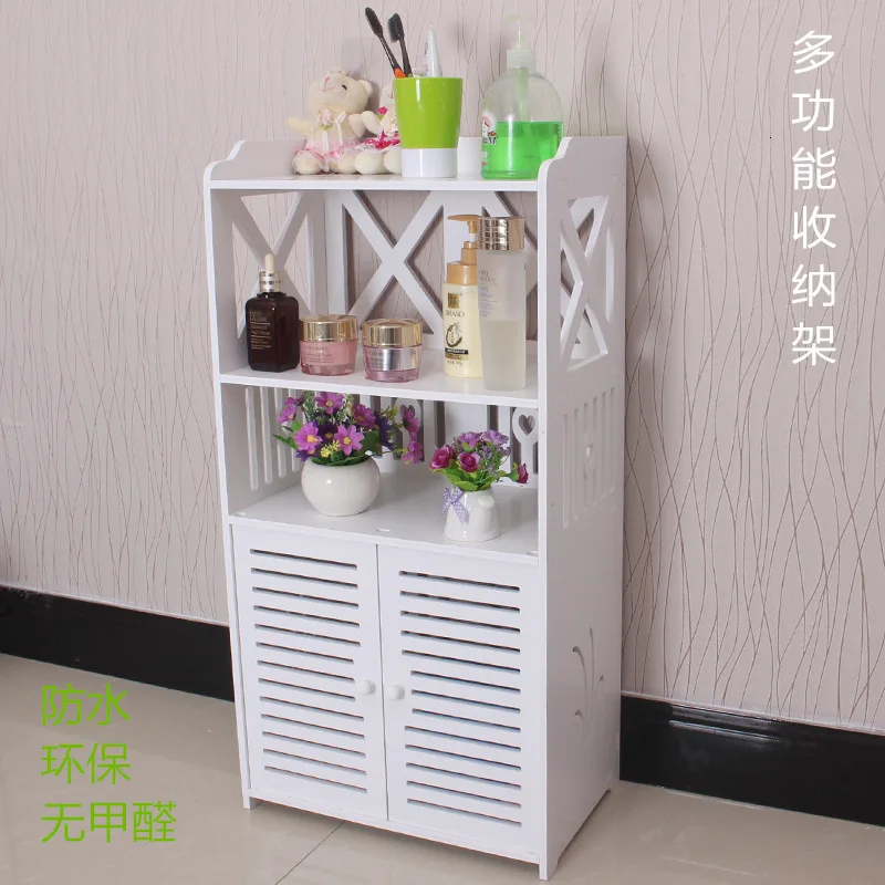 Водонепроницаемая многофункциональная полка для ванной комнаты туалет легко