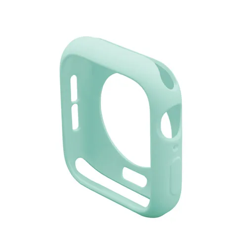 Light blue 40 мм 44 мм чехол для часов для apple watch 5 apple watch 4 correa iwatch защитный бампер чехол покрытие оболочка аксессуары для часов - Цвет: Light blue