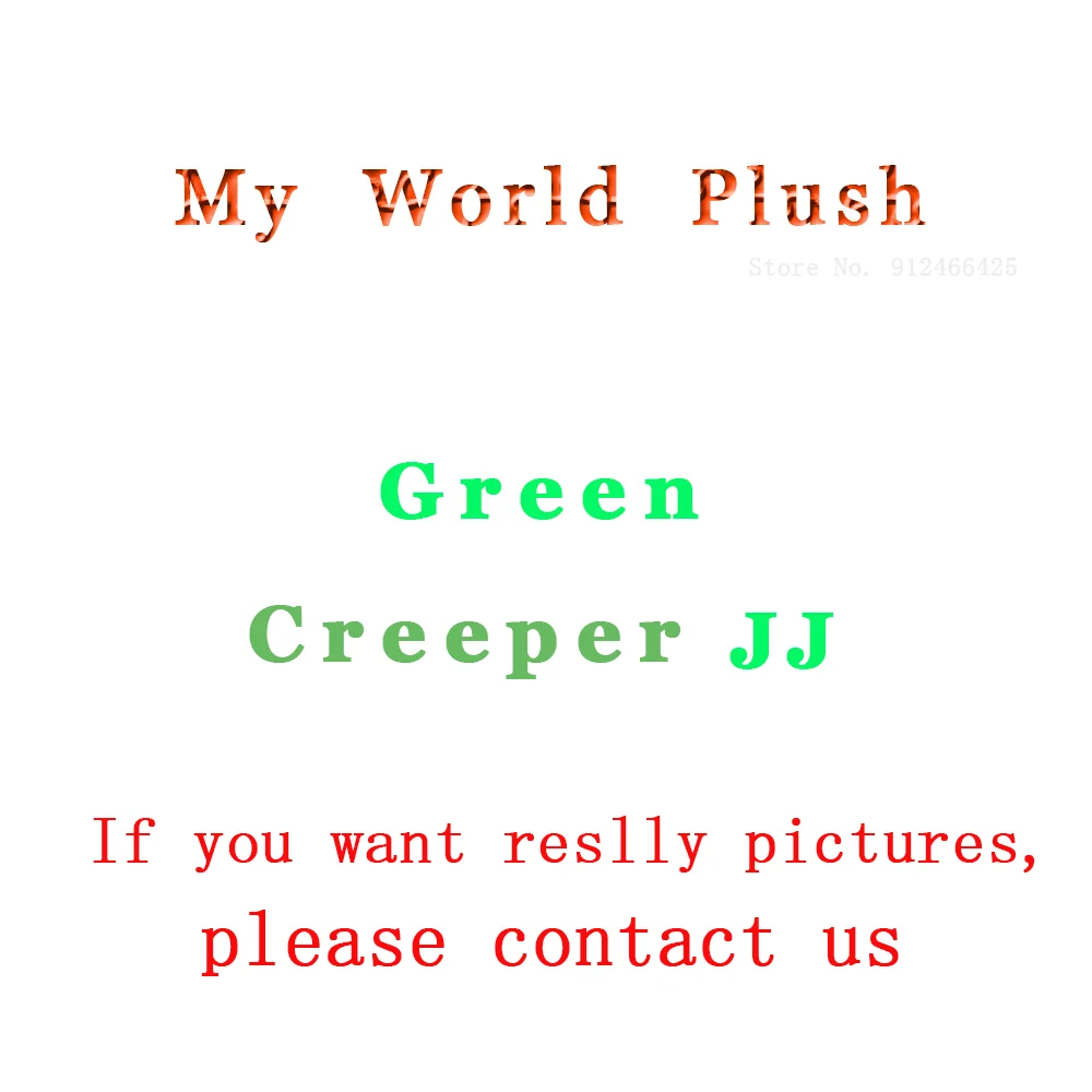 1 шт. MC плюшевые 18 см зеленые мягкие игрушки JJ куклы игра Enderman для детей подарки
