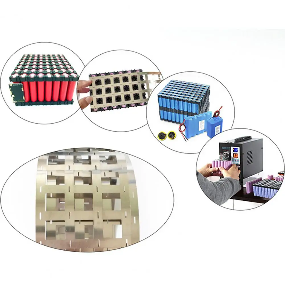 

1m Nickel Strip Anti-rust Long-lasting Soldering Tool 4P Tensile Nickel Soldering Tabs for Battery Pack Nickel Strip Nickel Stri