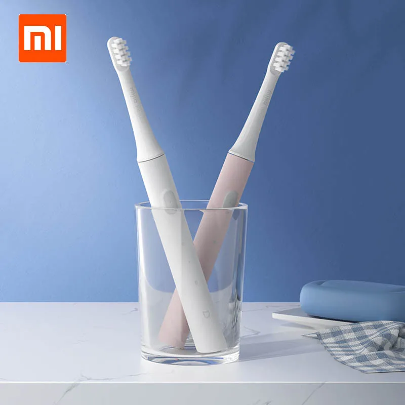 

Xiaomi Mijia Sonic Electric Toothbrush T100 High Frequency Vibration Only 46g Two-speed Mode IPX7 Waterproof Mijia Toothbrush