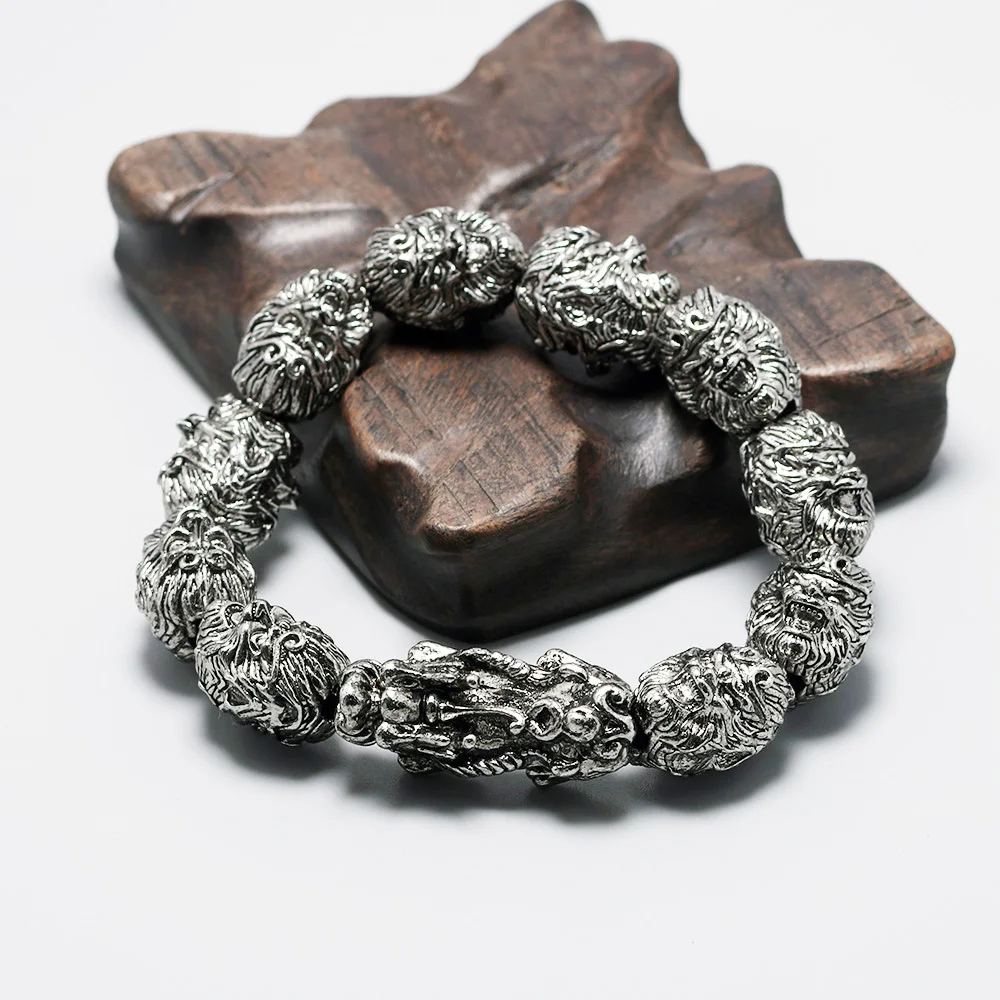 Браслет Будда с бусинами браслеты для мужчин браслет обезьяны короля подвеской