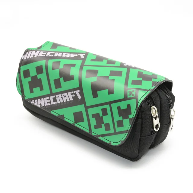 Чехол для карандашей Minecraft большой холщовый милый пенал канцелярские