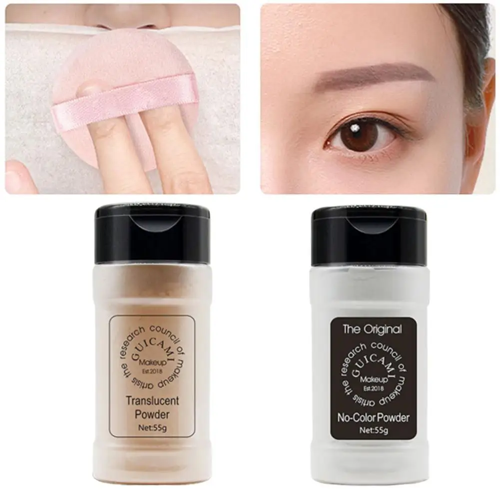 Бренд Лидер продаж пудра для макияжа 2 цвета свободная Порошковая Косметика