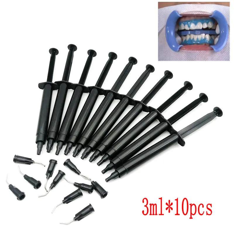 10pcs Professional Teeth Whitening Gingival Barrier /Dental Gum Dam Teeth Whitening Gum Protector Gel 3ml