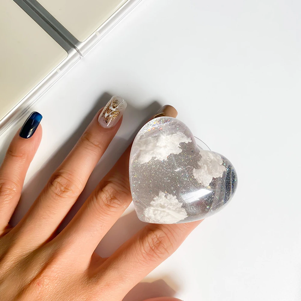 Портативный лазерный держатель для телефона в форме сердца настольный смартфона