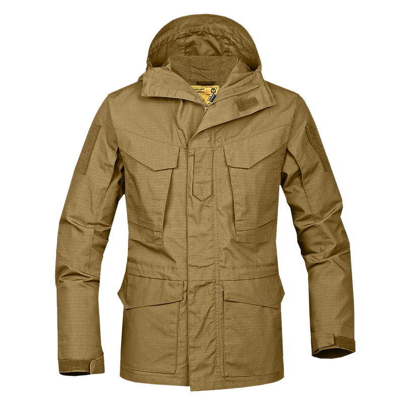 

Windbreaker Men's Tactical Jacket Waterproof Mid-Length British ZHAN DI JI PU Winter Jacket Autumn and Winter