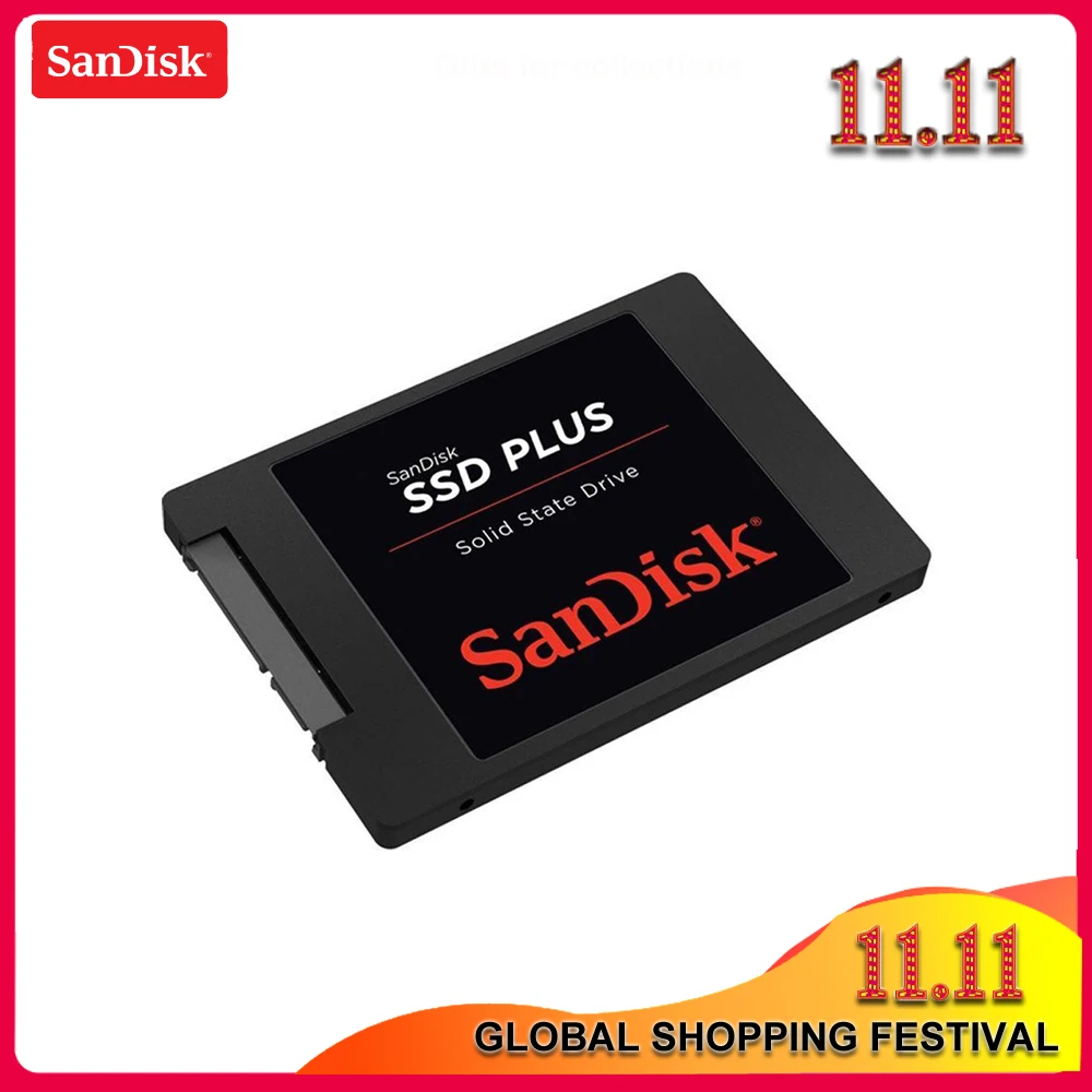 Внутренний твердотельный накопитель Sandisk SSD PLUS 240 ГБ SATA 3 2 5 дюйма жесткий диск HD