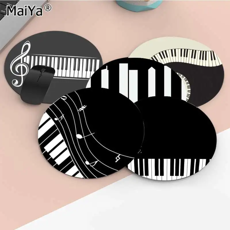 

MaiYa 2018 New Vintage Cool Music Notes Piano Key Durable Rubber Mouse Mat Pad Anti-Slip Laptop PC Mice Pad Mat gaming Mousepad