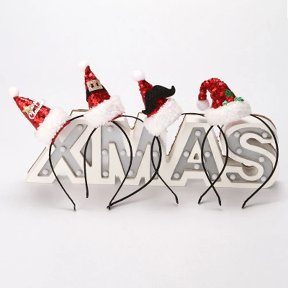 НОВАЯ РОЖДЕСТВЕНСКАЯ шляпа повязка на голову ободок украшение для рождевечерние