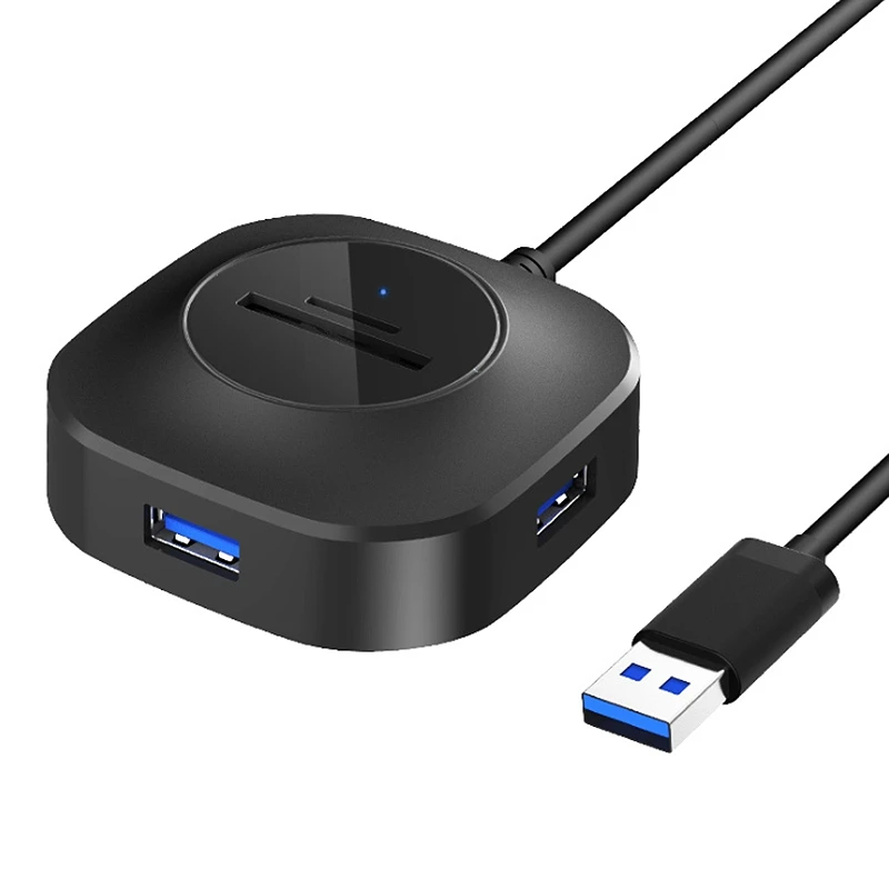 USB 3 0 концентратор карта памяти SD / TF кард ридер сплиттер читаемый U диск|Сетевые