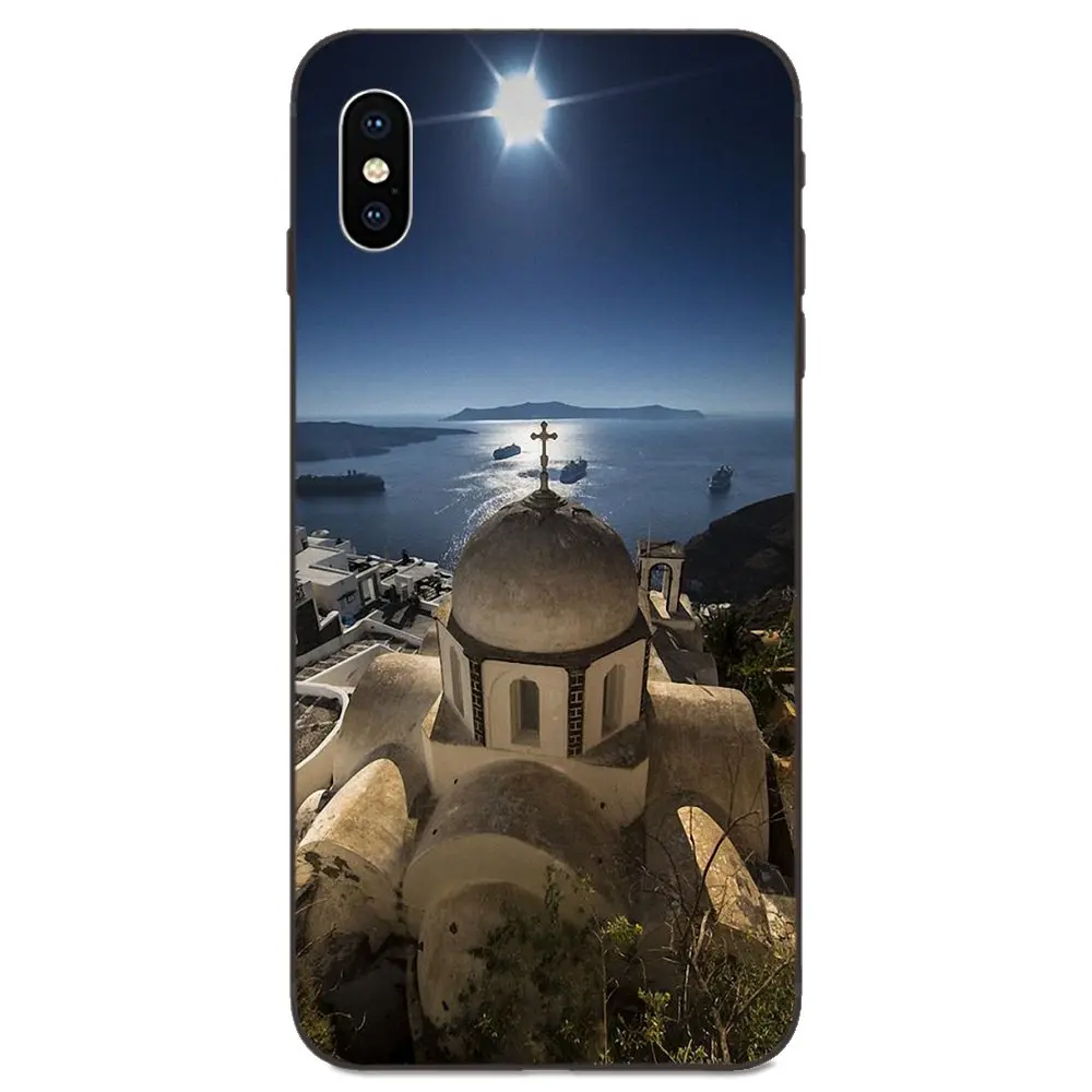 2019 Greece Santorini Sea For Huawei Honor 5A 6A 6C 7A 7C 7X 8 8A 8C 8X 9 9X 10 10i 20 Lite Pro TPU Screen Protector | Мобильные