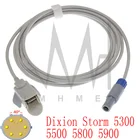 Совместим с датчиком spo2 монитора Dixion Storm 5300, 5500, 5800, 5900, кабель оксиметрии для пальцевушейлба, 6-контактный 3m40 градусов