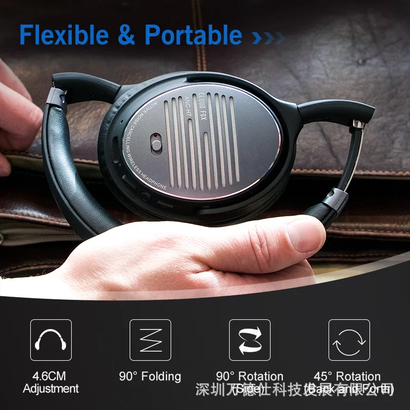 

wireless High-End 3D Sound Patented 8 Drivers bluetooth headset built in microphone for phone