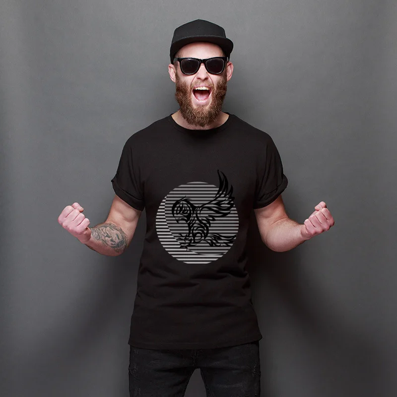 

April Fool Day Owl Bird Special Funky Tee-Shirts Fitness Tight Cotton T-Shirts Print Cute T Shirt For Adult