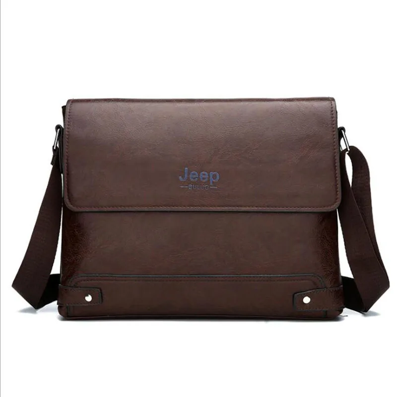

New Brand Men's PU Messenger Bags Vintage Crossbody Bag Men Shoulder Bag Postman Briefcase Male Handbags