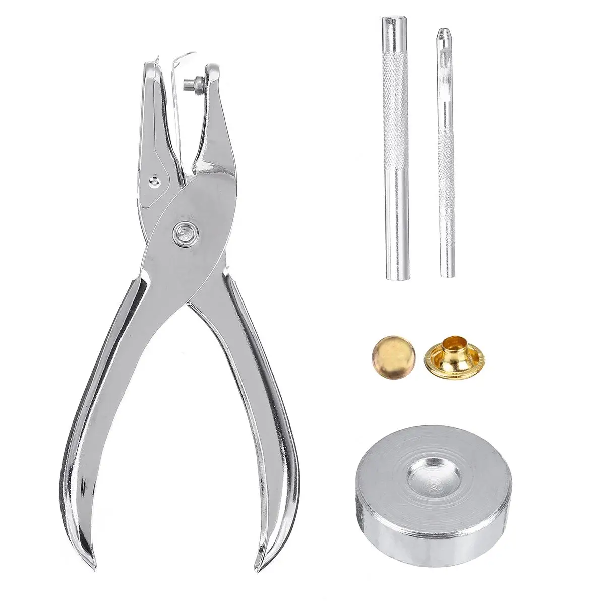 480 наборов кожаные заклепки двойная крышка трубчатые металлические шпильки с