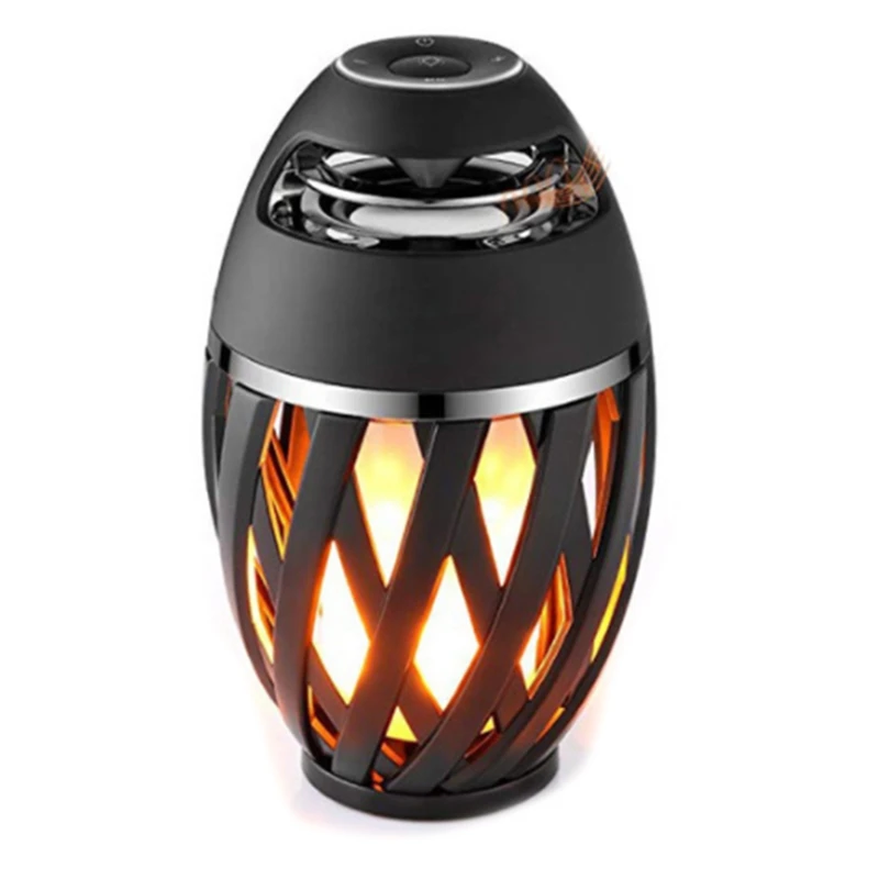 

Wireless Speaker Flame Light Speaker Portable Loudspeaker Outdoor Player With LED Flame Torch Light Flicker Light
