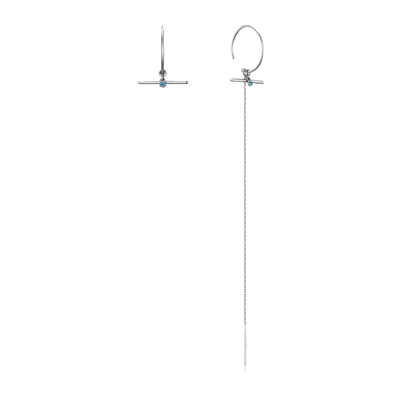 

Серьги в форме кисточки для женщин, асимметричные Висячие серьги для девочек, модные серьги, популярный дизайн, подарки для женщин, ювелирны...