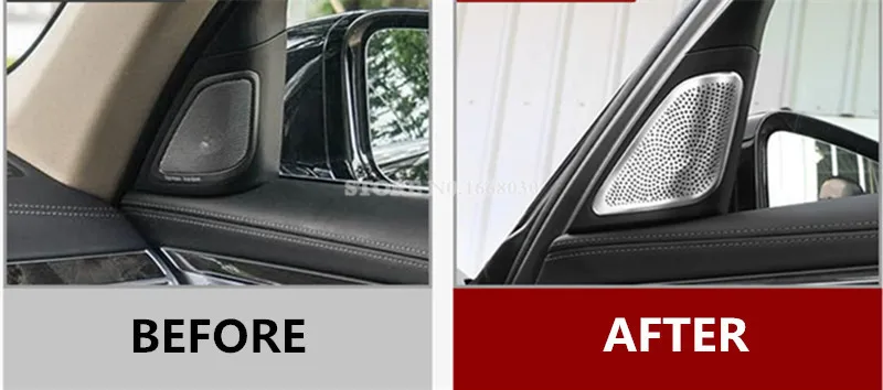 Накладка для звуковой колонки межкомнатной двери 2 шт. BMW 7 серии G11 G12 2016 2021