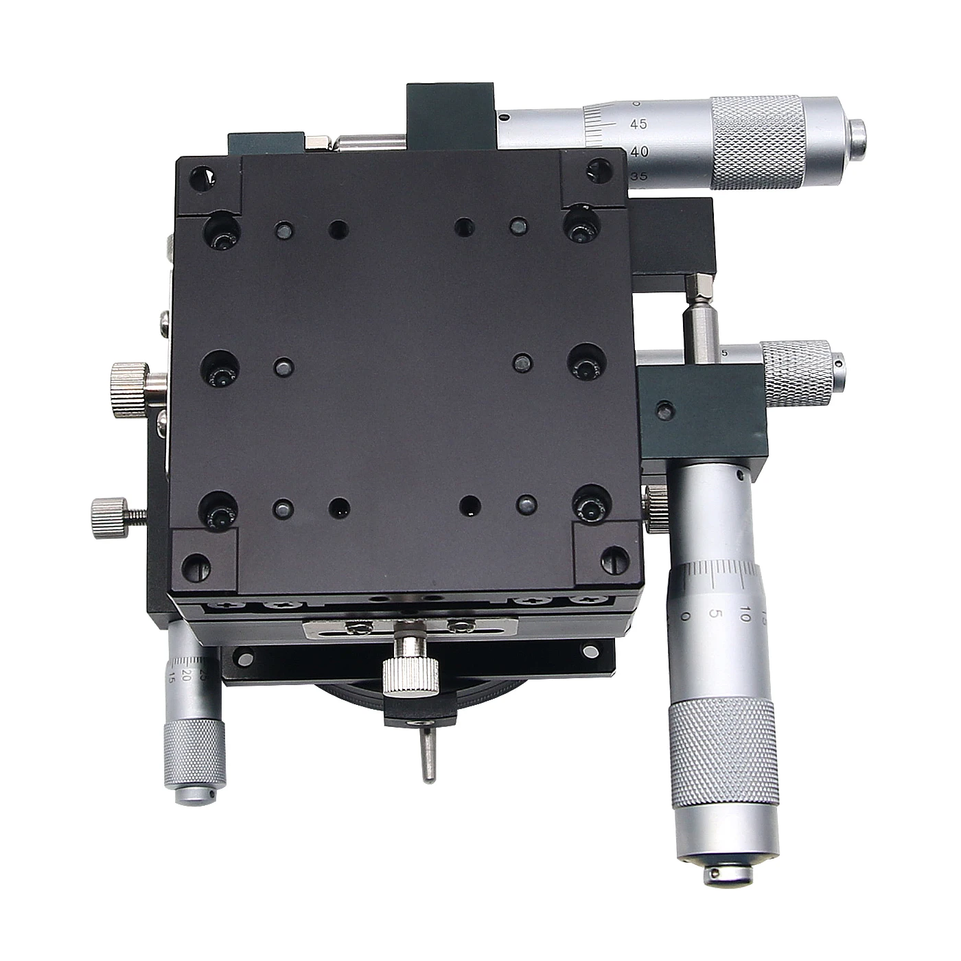 

SEMXYZR-80 XYZR 4-Axis Micrometer Linear Stage 80x80mm Crossed Guide Rail Manual Linear Stage