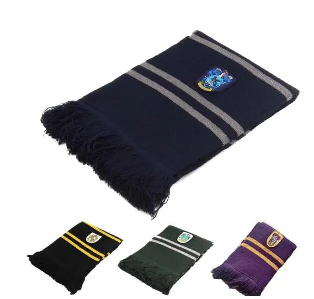 Детский и взрослый шарф Ravenclaw гермион длинные шарфы Слизерин пуффендуй шейный
