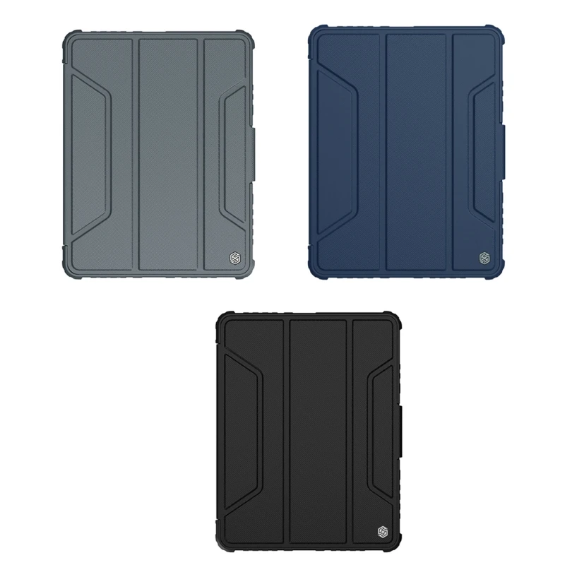 

N0HC Protective Case Built-in Screen Protector Full-Body Rugged Kickstand for ipad Air 10.9 2020/Air 4/iPad Pro11 2020/2021