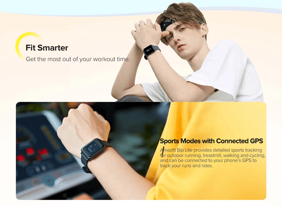 Оригинальные Смарт-часы Amazfit Huami Bip Lite 2, gps, 45 дней, батарея глонесс, пульсометр, умные часы HUAMI, глобальная версия