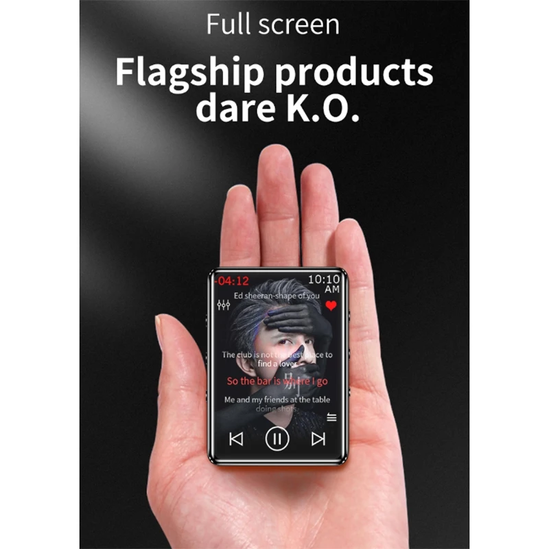 X60 MP3 музыкальный плеер портативный без потерь звук MP4 Bluetooth FM