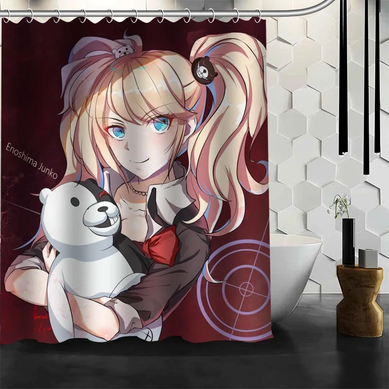 Лидер продаж занавеска для душа Danganronpa на заказ ванной из водонепроницаемой
