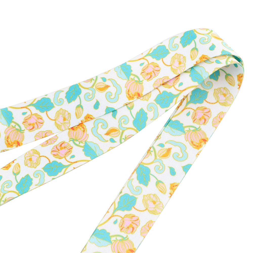 

PF767 Vintage Roses Neck Strap Lanyards Keychain Badge Holder ID Card Pass Hang Rope Lariat Lanyard for Key Rings Accessories