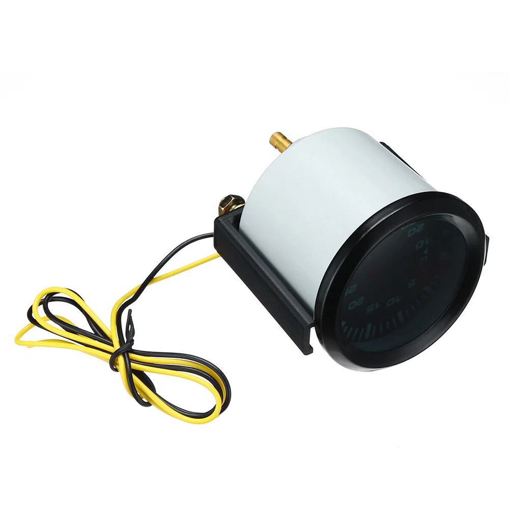

Turbo Boost Gauge 30Psi Pob LED 2 Inch/52mm Turbo Boost Gauge Meter Pressure Pointer for Car Truck Accessories