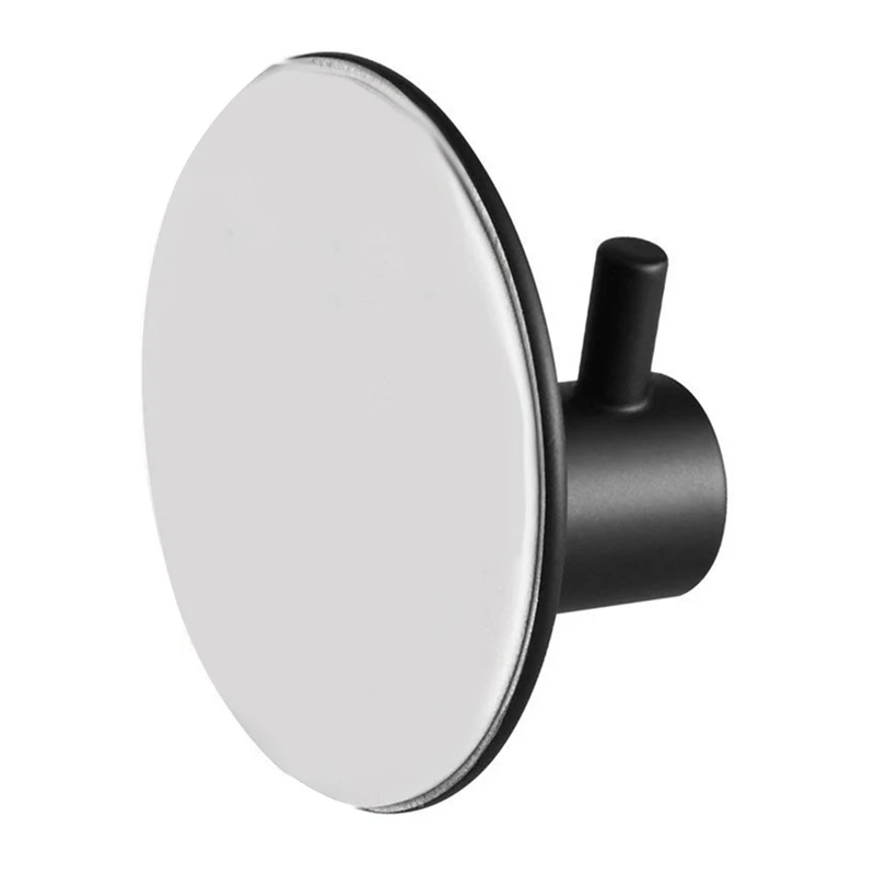 Липкий крюк самоклеящийся черный настенный для ключей сверхмощный из