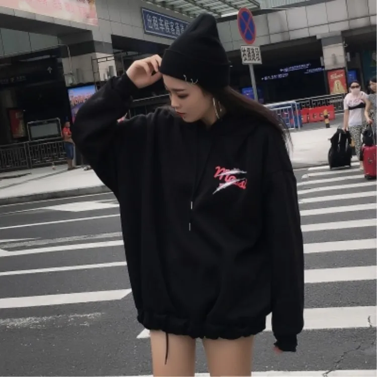 Осенние женские толстовки пуловер B толстовки Harajuku унисекс толстовки Femmes джемпер женский Вышивка Тигр печати mujer с капюшоном