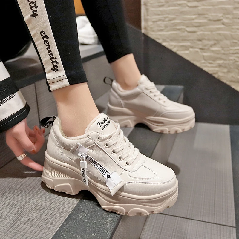 

Кроссовки женские, на толстой подошве, теплые, для тенниса, ShoesU13-39