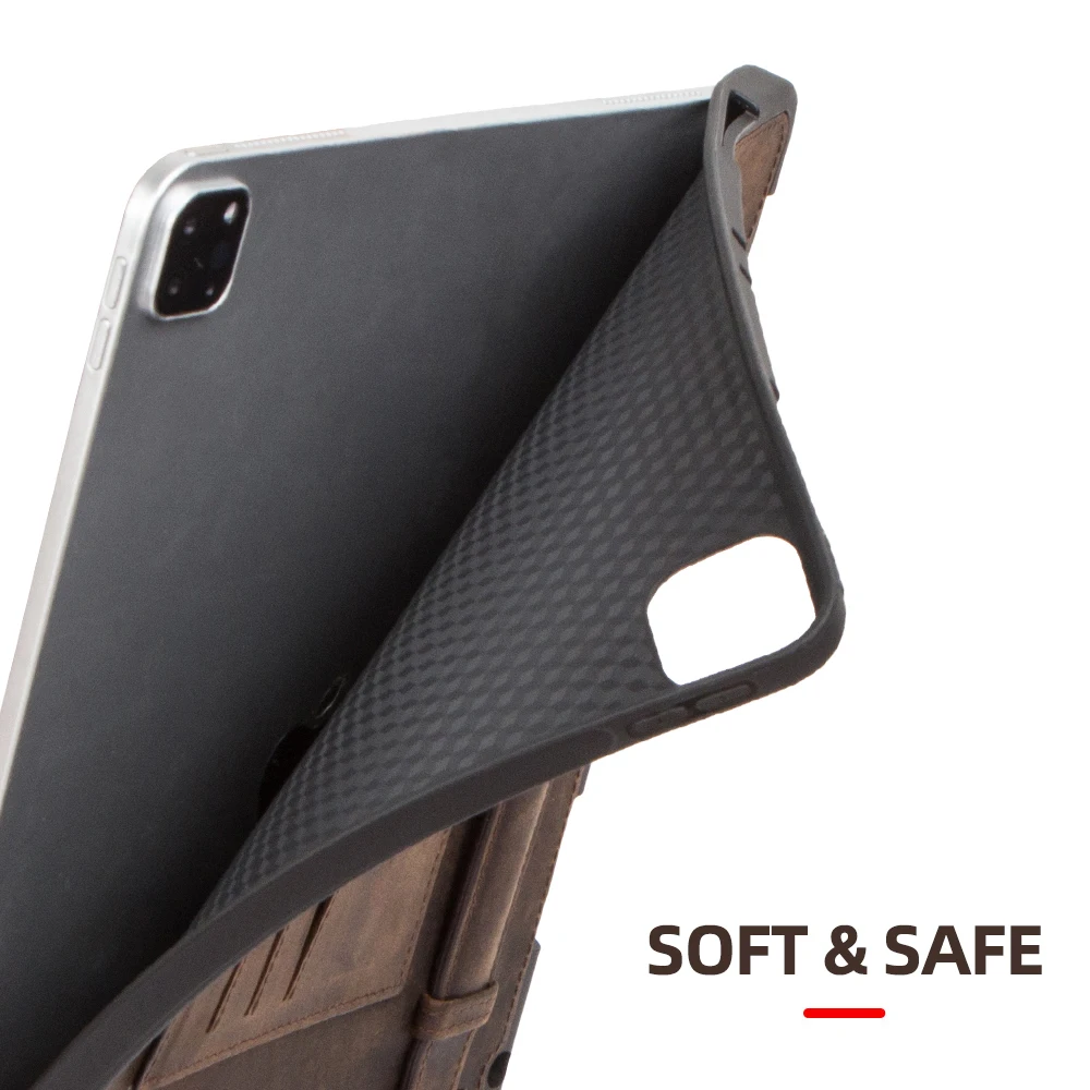 Семейный чехол CONTACT'S для iPad Pro 11 ретро чехол-накладка из коровьей кожи 12 9 дюйма