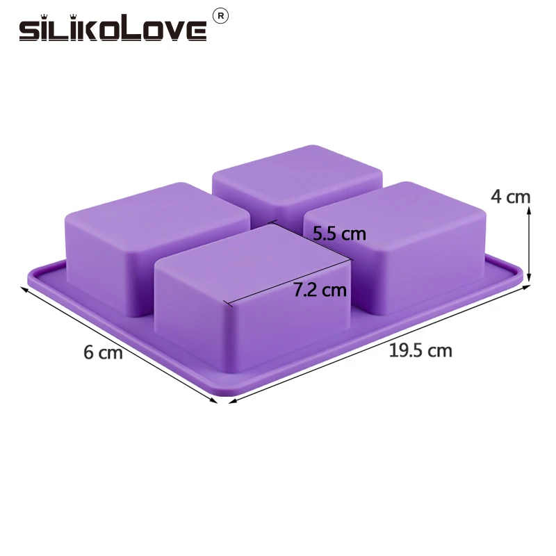 Силиконовая форма для мыла ручной работы 19 5*6*4 см | Дом и сад
