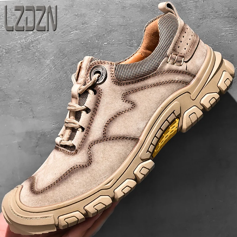 Туфли мужские классические натуральная кожа без застежки для прогулок и походов